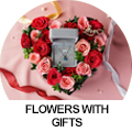 Flowers with Gifts