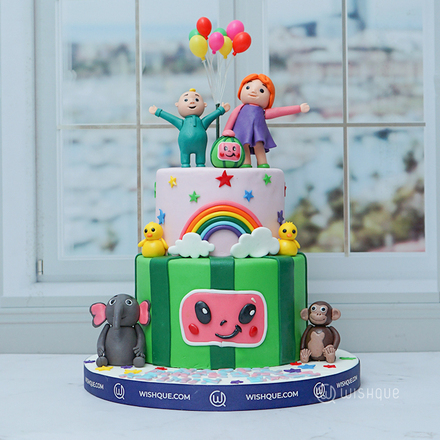 Cocomelon Rainbow Celebrations Cake