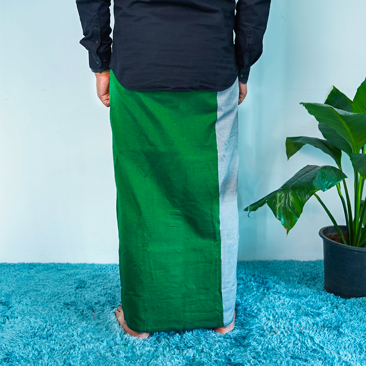 Blue & Green Avurudu Handloom Sarong