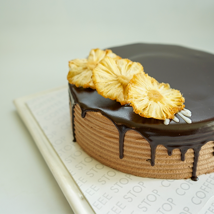 Chocolate Pineapple Gateaux