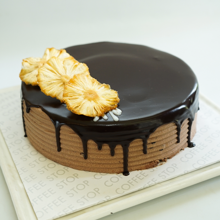 Chocolate Pineapple Gateaux