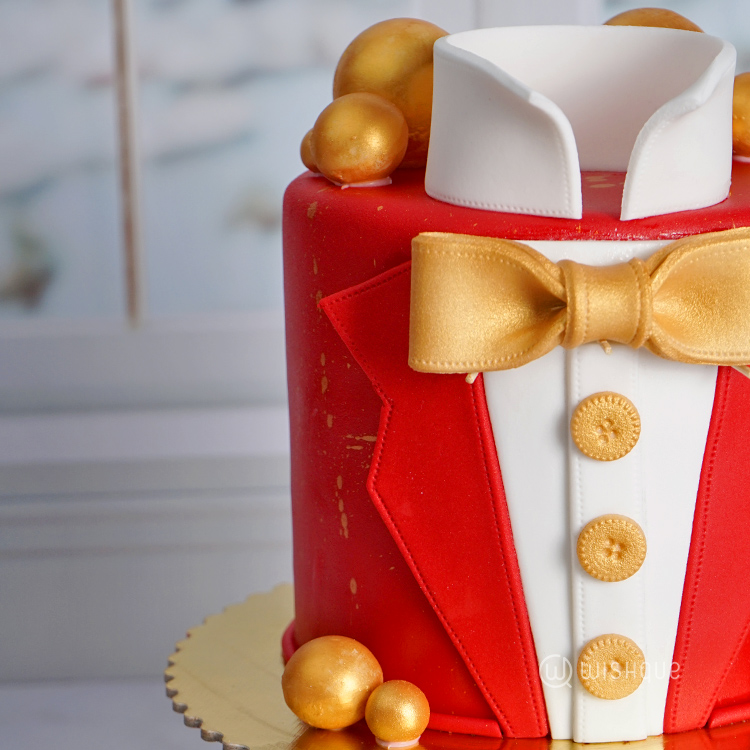 Hey Handsome Golden Chocolate Cake