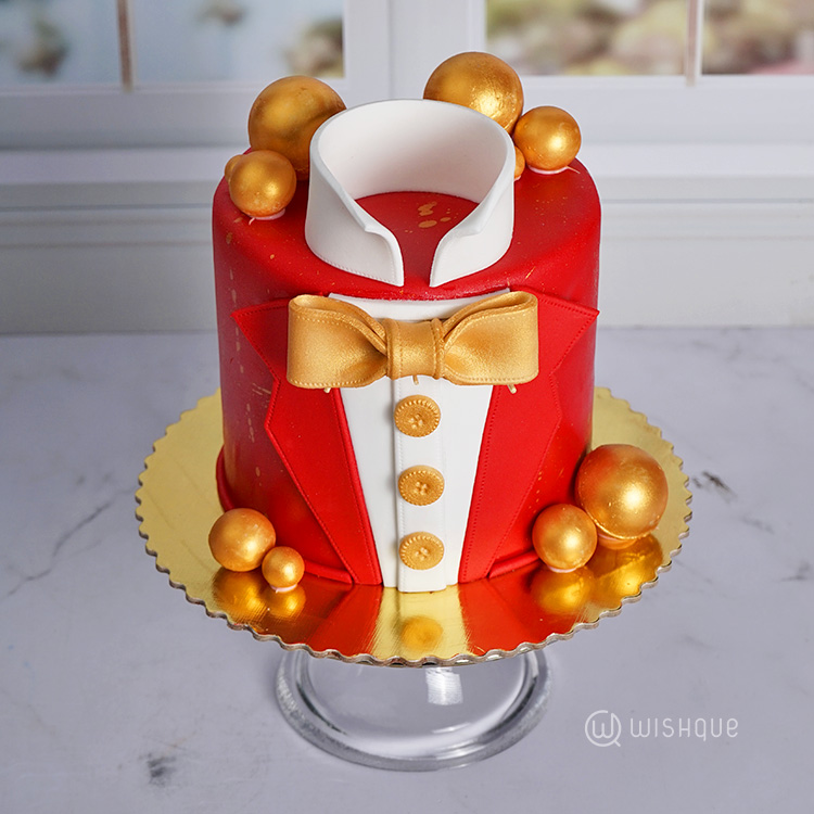 Hey Handsome Golden Chocolate Cake