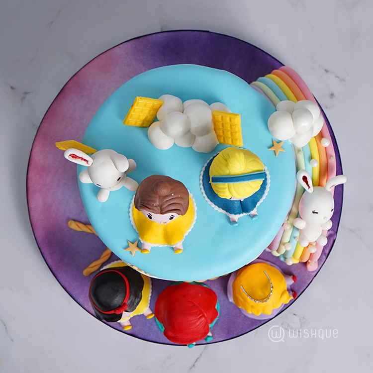 Happy Girl Vanilla Cake