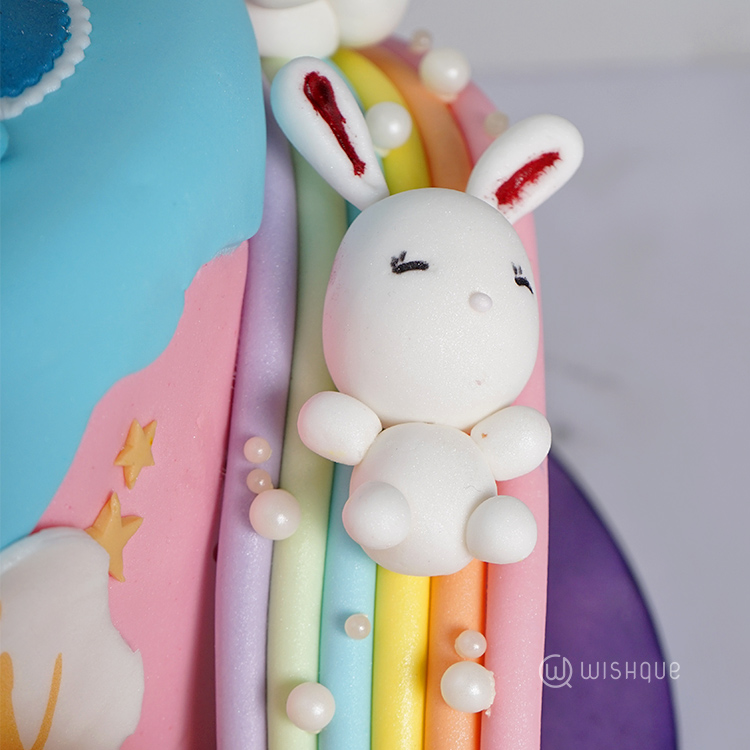 Happy Girl Vanilla Cake