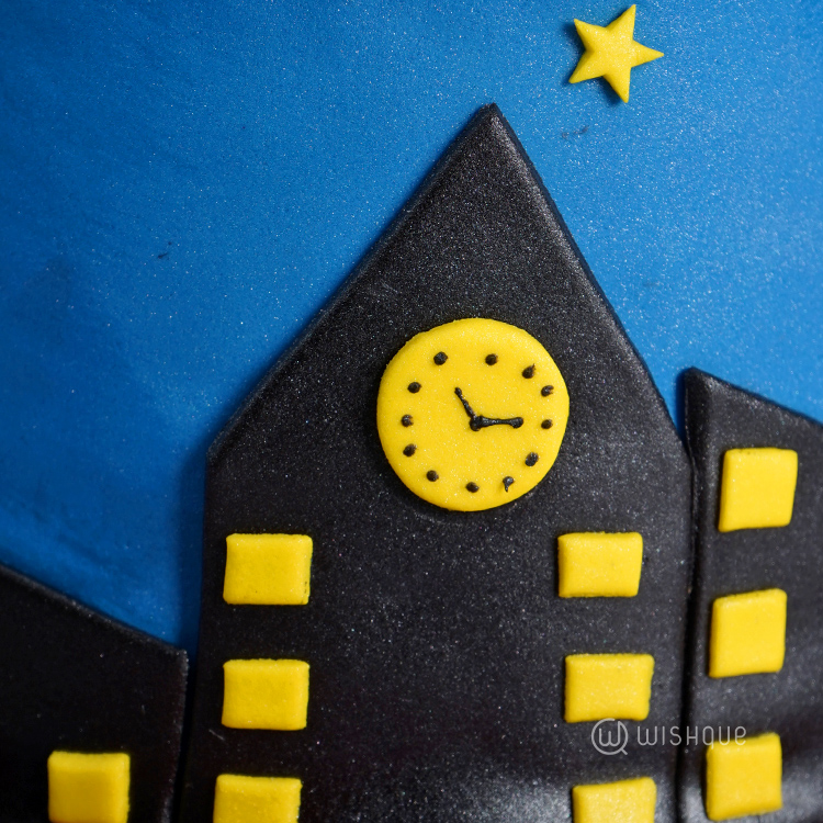 Spiderman Darker Ribbon Birthday Cake