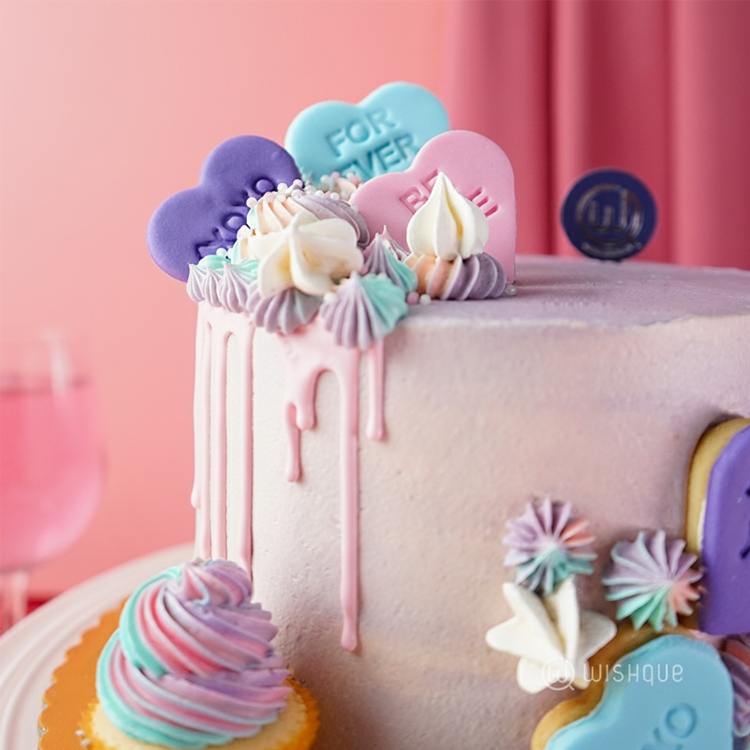 Candlelit Sweetheart Strawberry Delight Cake