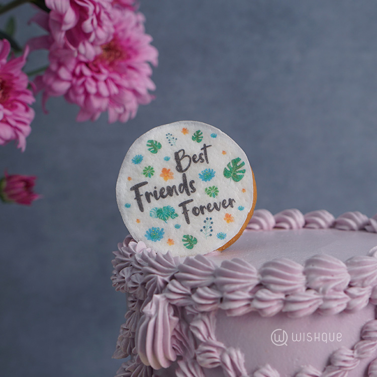 Vintage Friends Forever Mini Chocolate Cake