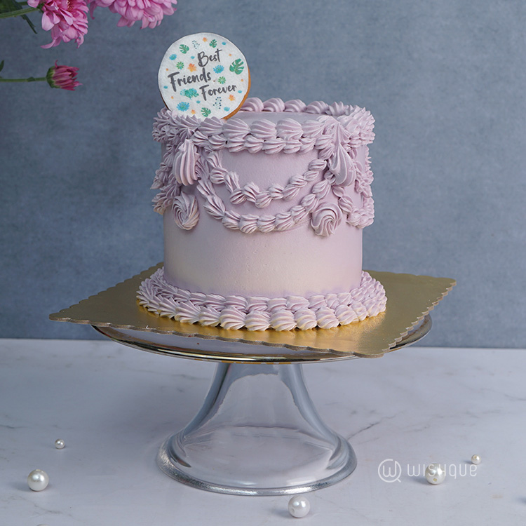 Vintage Friends Forever Mini Chocolate Cake