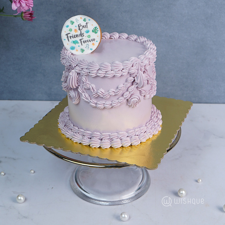 Vintage Friends Forever Mini Chocolate Cake