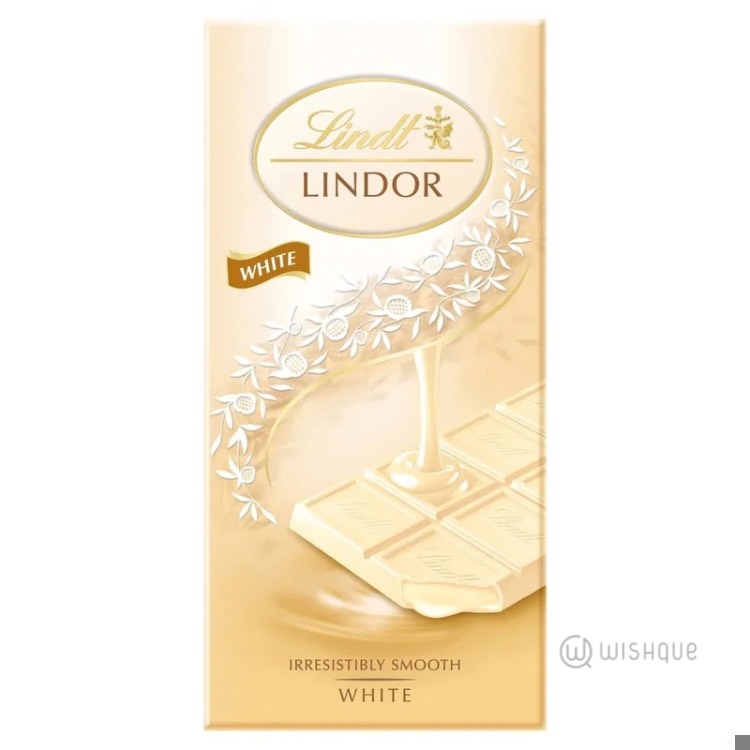 Lindt LINDOR White Chocolate Block 100g