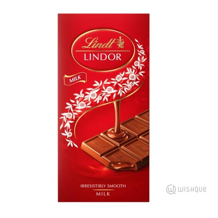 Lindt LINDOR Milk Chocolate Block 100g