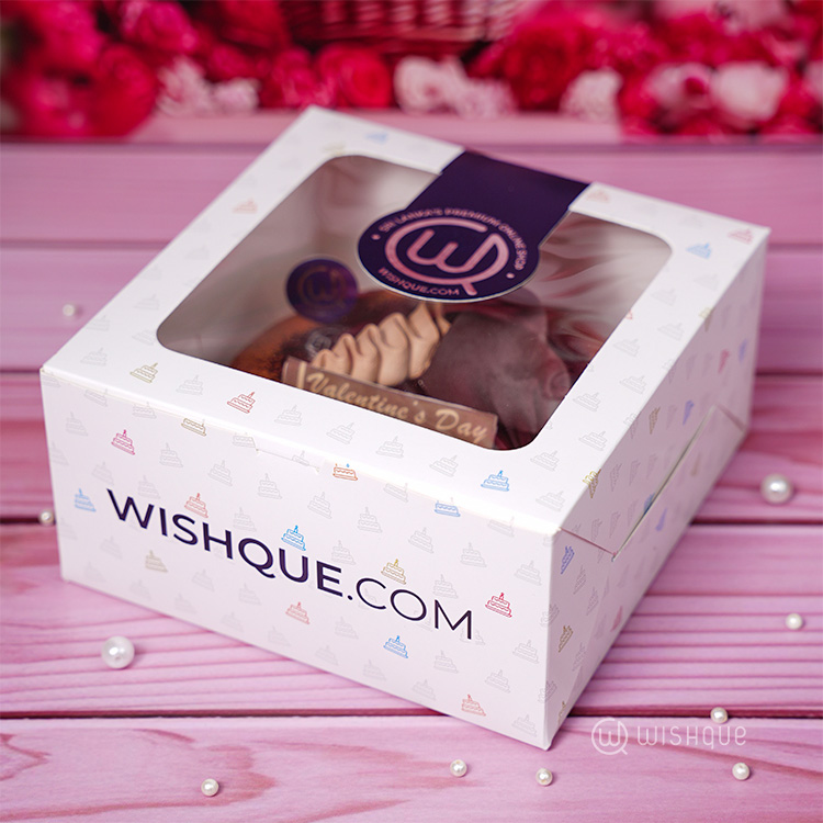 Swiss Chocolate Hazelnut Praline Valentine's Mousse Cake