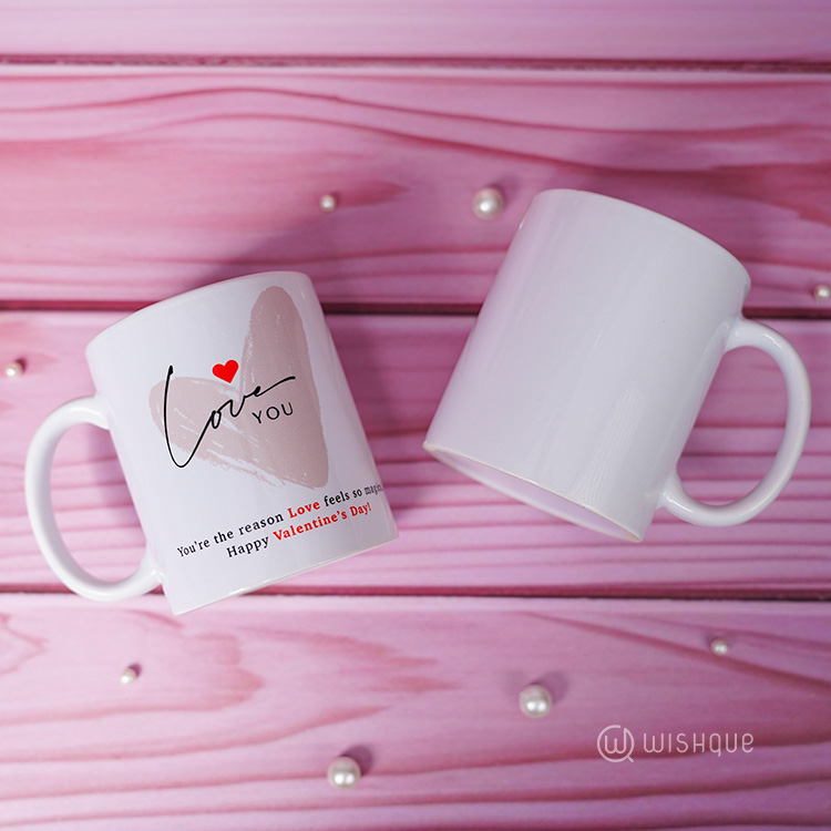 Love You Valentine's Day Printed Mug