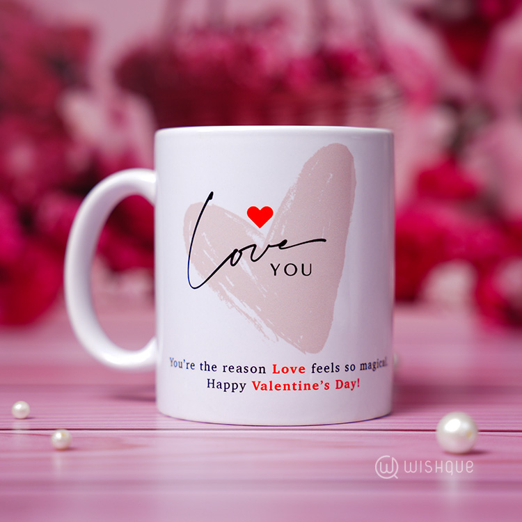 Love You Valentine's Day Printed Mug