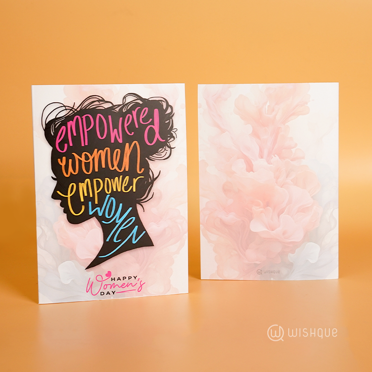 Happy Women's Day Greeting Card & Printed Mug
