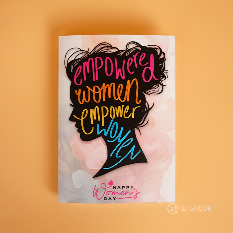 Happy Women's Day Greeting Card & Printed Mug