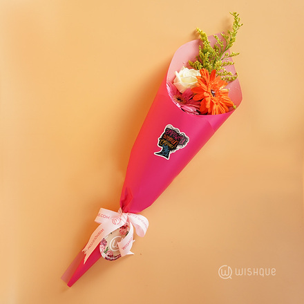 Petal Punch Women's Day Bouquet