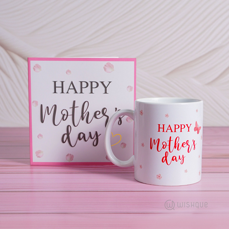Happy Mother's Day Greeting Card & Printed Mug
