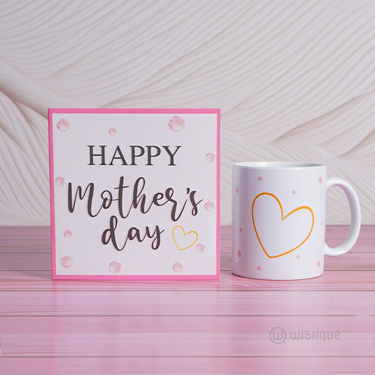 Happy Mother's Day Greeting Card & Printed Mug