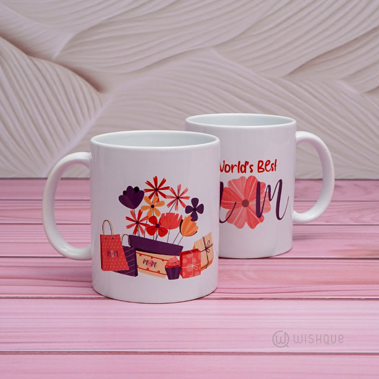 World's Best Mom Printed Mug
