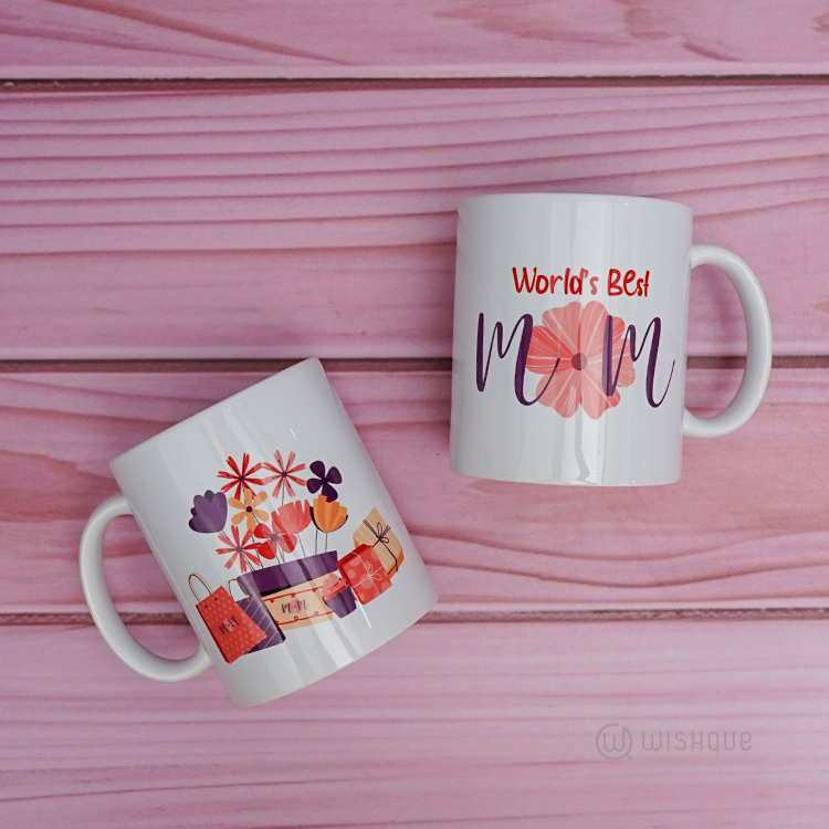 World's Best Mom Printed Mug