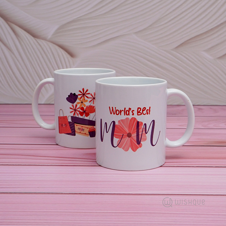 World's Best Mom Printed Mug