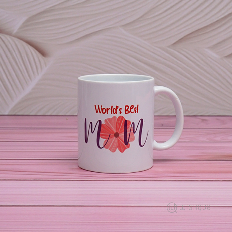 World's Best Mom Printed Mug