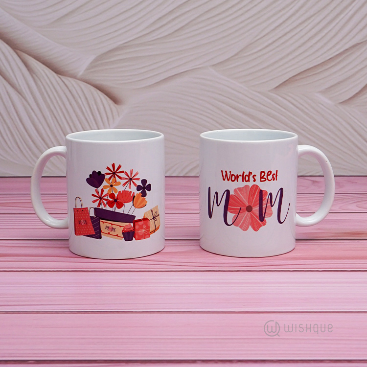 World's Best Mom Printed Mug