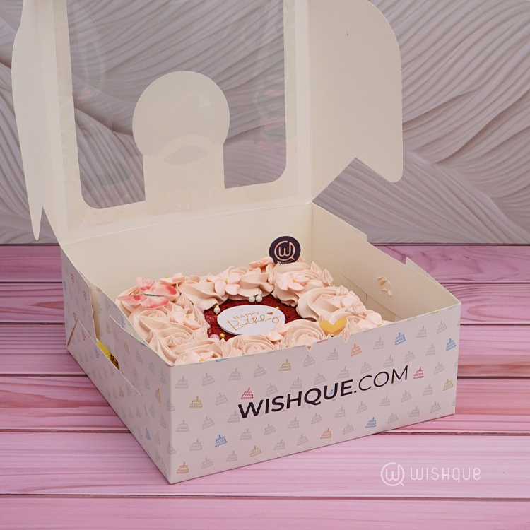 Petal Perfection Red Velvet Cake