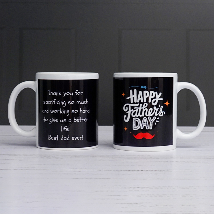 Happy Father's Day Dad Printed Mug