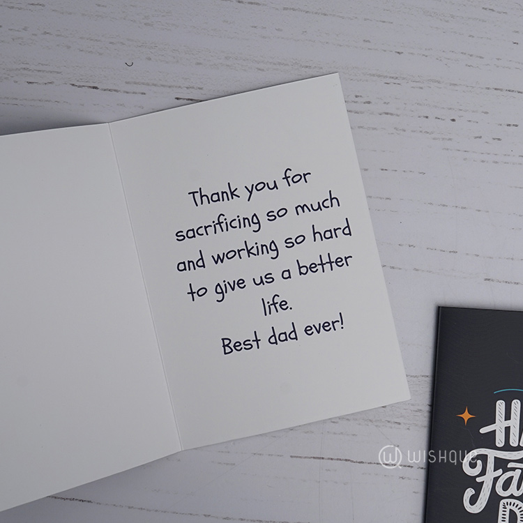 Happy Father's Day Dad Greeting Card