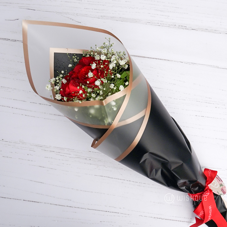 Seven Serenades Red Rose Bouquet