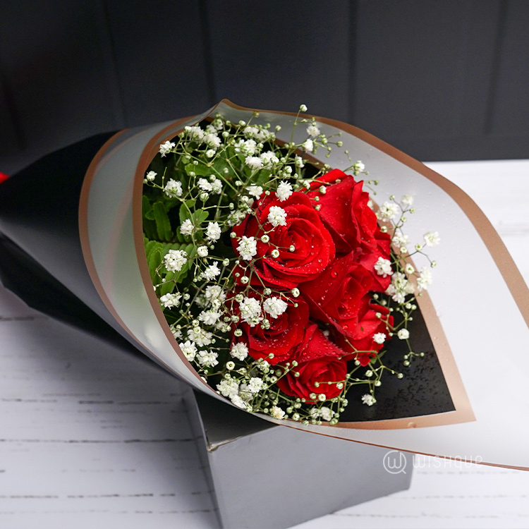 Seven Serenades Red Rose Bouquet
