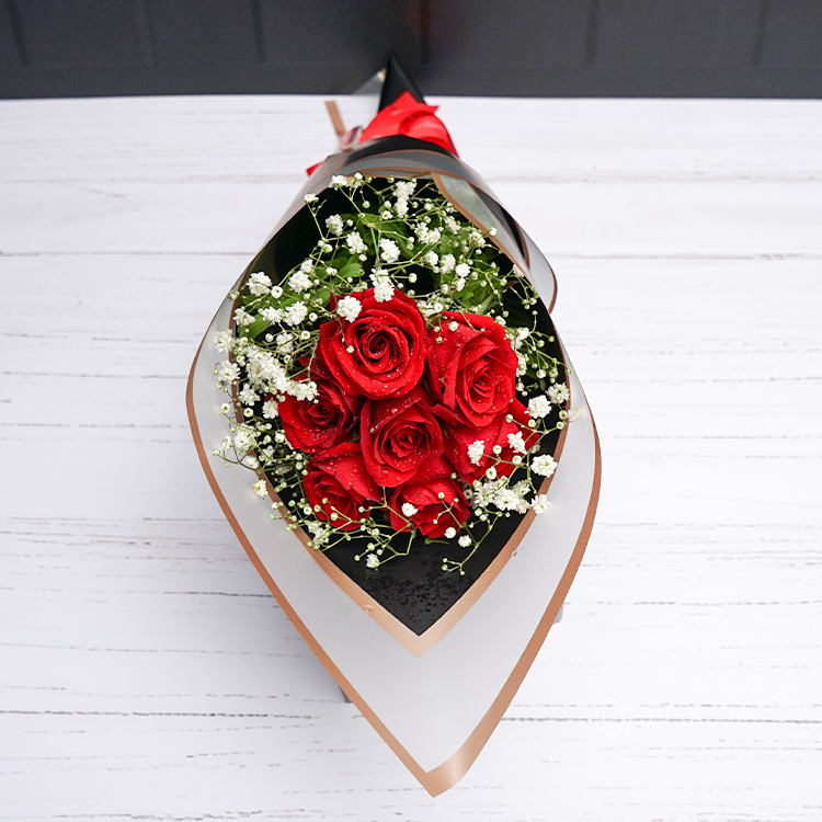 Seven Serenades Red Rose Bouquet