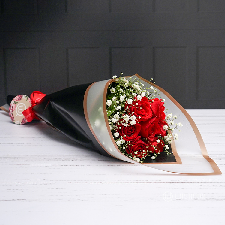 Seven Serenades Red Rose Bouquet