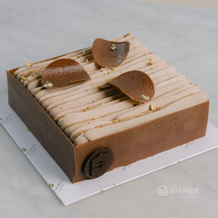 Almond Crunch Cake by Shangri-La