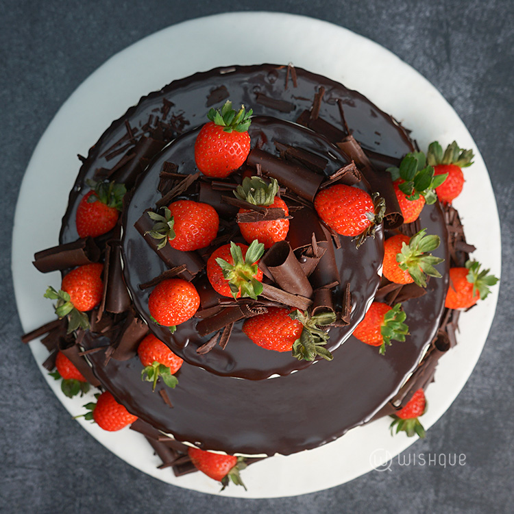 Strawberry Temptation Tower Chocolate Cake