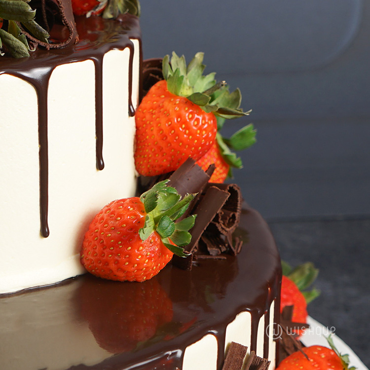 Strawberry Temptation Tower Chocolate Cake