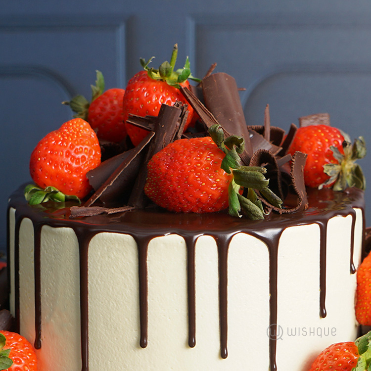 Strawberry Temptation Tower Chocolate Cake