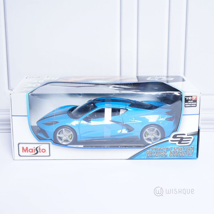 Maisto 2020 Chevrolet Corvette Stingray Coupe Special Edition - Blue