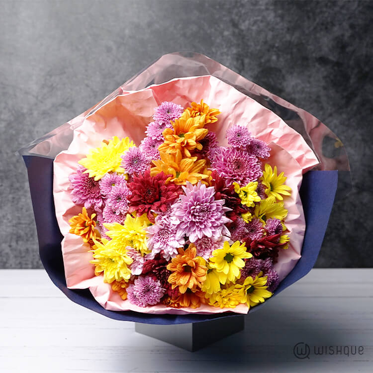 Chrysanthemum Charm Fresh Flower Bouquet
