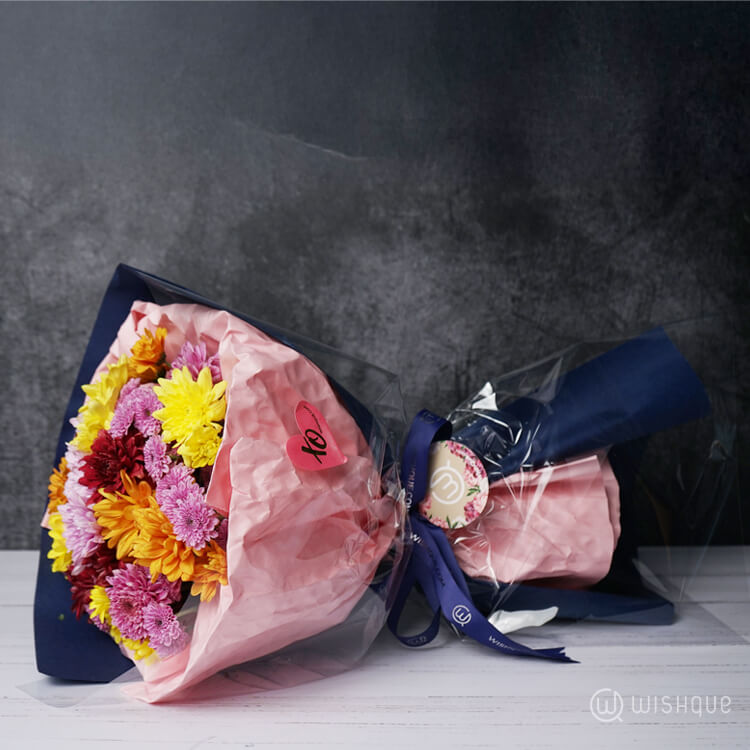 Chrysanthemum Charm Fresh Flower Bouquet