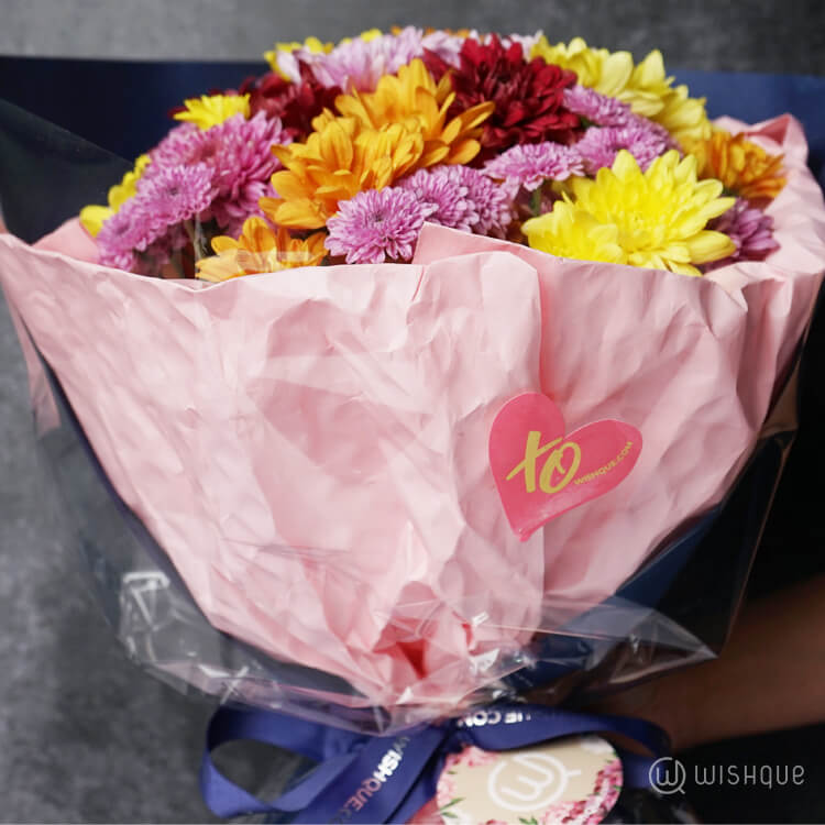 Chrysanthemum Charm Fresh Flower Bouquet