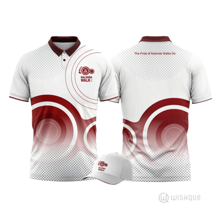 Nalanda Walk T-Shirt + Cap For Kids