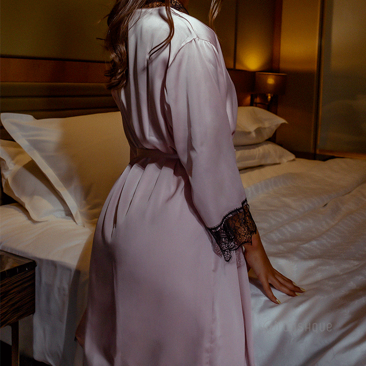 Lana Barbie Silk Lace Robe