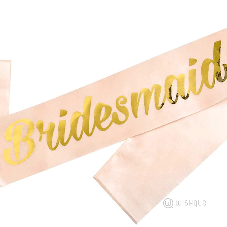 Bridesmaid Sash