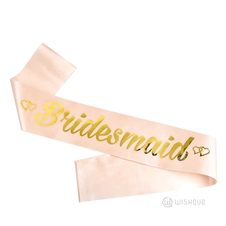 Bridesmaid Sash