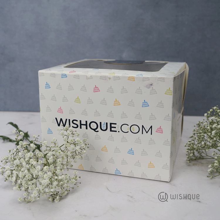 Lilac Daisy Ribbon Cake