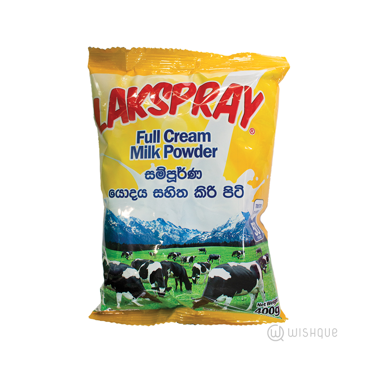 Lakspray Full Cream Milk Powder Pouch 400 g